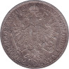 Austria - 1 florin - Franz Jospeh I - First head - 1861 A - No271