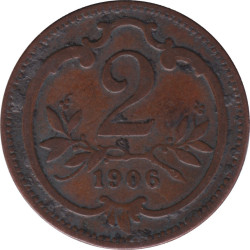 Austria - 2 heller - Franz Jospeh I - Type 1 - 1906 - No278