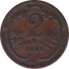 Austria - 2 heller - Franz Jospeh I - Type 1 - 1906 - No278
