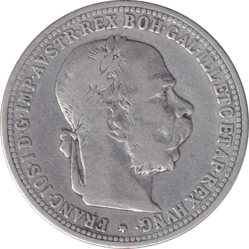 Austria - 1 corona - Franz Jospeh I - Mature head - 1895 - No279