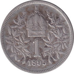 Austria - 1 corona - Franz Jospeh I - Mature head - 1895 - No279