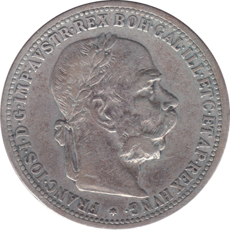 Austria - 1 corona - Franz Jospeh I - Mature head - 1899 - No282