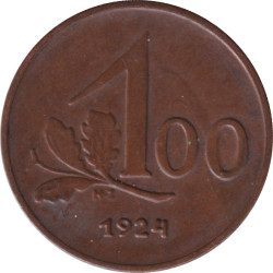 Autriche - 100 kreuzer - 1924 - No286