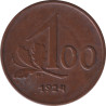 Autriche - 100 kreuzer - 1924 - No286
