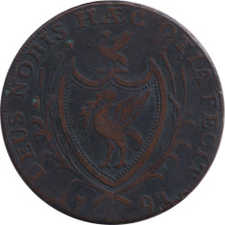 United Kingdom - Token - 1/2 penny - 1791 - No316