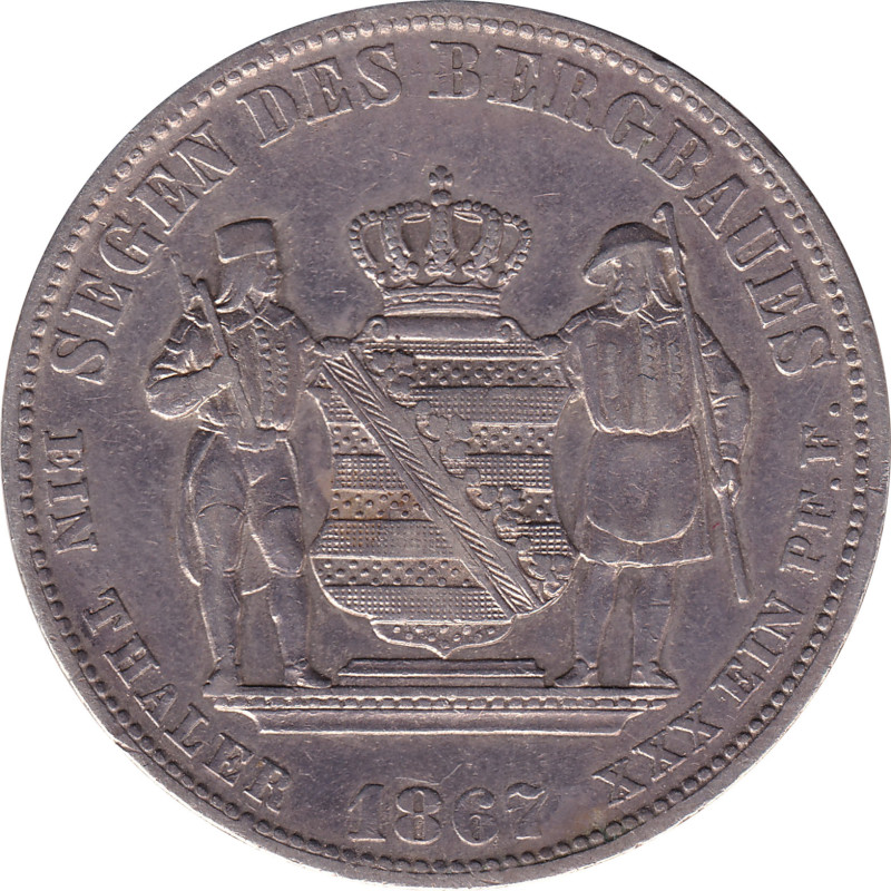 Allemagne - 1 thaler - 1867 B - No415