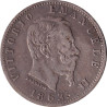 Italy - 20 centesimi - Victor Emmanuel II - Branches - 1863 M - No841
