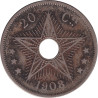Belgium - 20 centimes - 1908 - No842