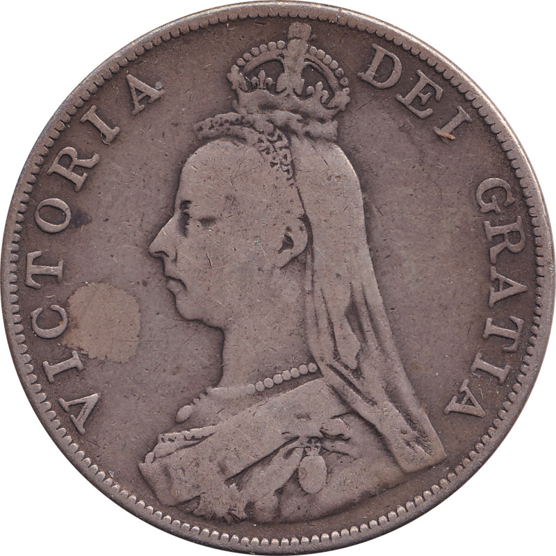 United Kingdom - 2 florins - Victoria - Buste du Jubilé -  1889 - No829