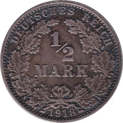 Germany - 1/2 mark -...