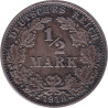 Germany - 1/2 mark - Guillaume II - 1918 A - No846
