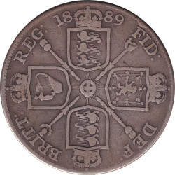 United Kingdom - 2 florins - Victoria - Buste du Jubilé -  1889 - No829