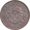 Swiss Confederation - 20 rappen - Blason - 1858 B - No849