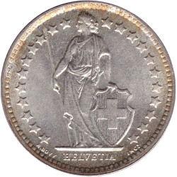 Swiss Confederation - 1/2 franc - Helvetia debout - 1959 B - No851