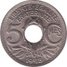 France - 5 centimes - Lindauer - Grand module - 1918 - No855