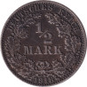 Germany - 1/2 mark - Guillaume II - 1918 A - No858