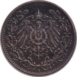 Germany - 1/2 mark - Guillaume II - 1918 A - No858