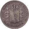 Spain - 1 peseta - Alphonse XIII - Buste juvénile - 1891 ✩91 (1891) PG M - No868