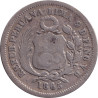 Peru - 1/5 sol - Liberté assise - Couronne étroite - 1863 YB - No821