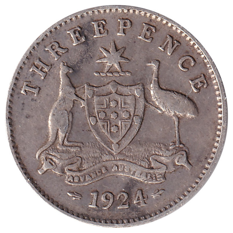 Australia - 3 pence - George V - 1924 - No945