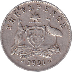 Australia - 3 pence -...