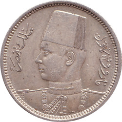 Egypt - 2 piastres - Farouk...