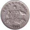 Australia - 3 pence - George V - 1927 - No989