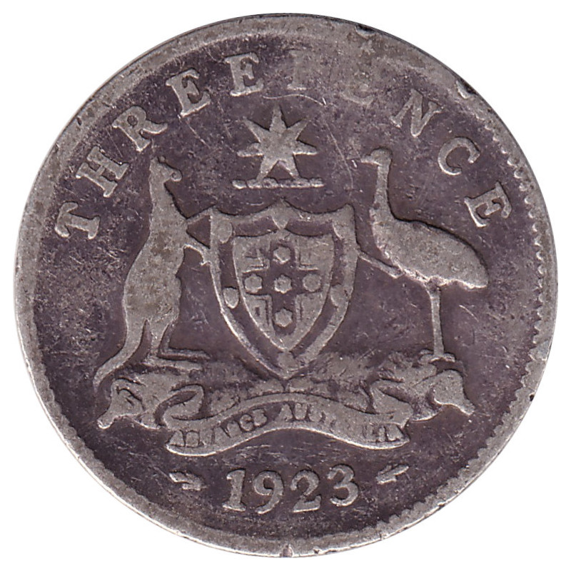 Australia - 3 pence - George V - 1923 - No979