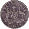 Australia - 3 pence - George V - 1923 - No979