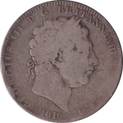 United Kingdom - 1 crown - Georges III - Old head - 1819 - No1001