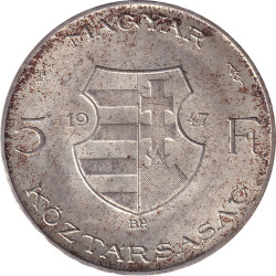 Hungary - 5 forint - Lajos...
