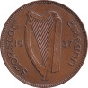 Ireland - 1/2 penny - SAORSTAT EIREANN - 1937 - No215