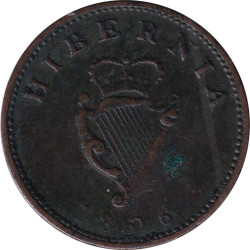 Ireland - 1 farthing - George III - Buste agé - 1806 - No217