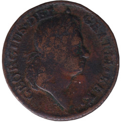 Ireland - 1/2 penny - George I - Harpe à droite - Cuivre - 1723 - No219