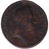 Ireland - 1/2 penny - George I - Harpe à droite - Cuivre - 1723 - No219