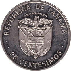 Panama - 25 cents - 1975 - No447