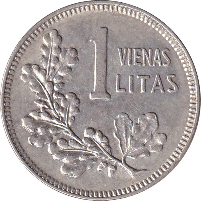 Lithuania - 1 litas - Chevalier - 1925 - No453
