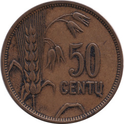 Lithuania - 50 centu -...