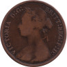 United Kingdom - 1/2 penny - Victoria - Mature bust - 1881 - No460