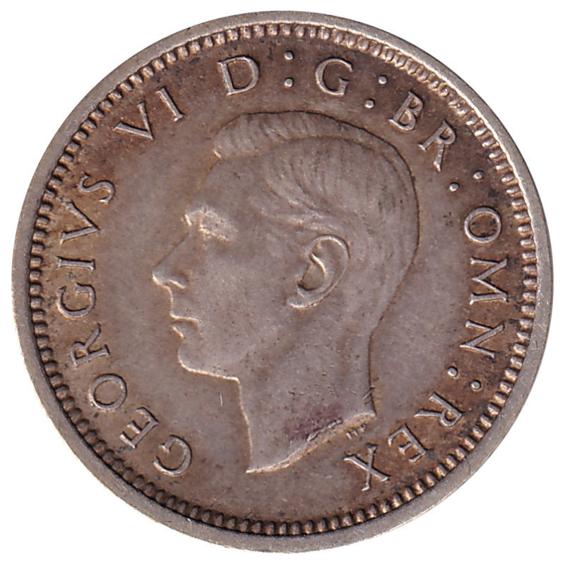 United Kingdom - 3 pence - George VI - 1944 - No510