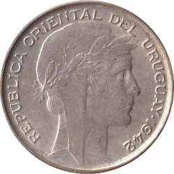 Uruguay - 20 centésimos - Morlon - Silver - 1942 So - No565