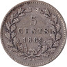 Netherlands - 5 cents - Guillaume III - 1869 - No578
