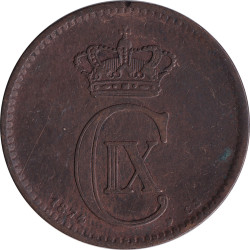 Denmark - 5 ore - Christian IX - 1874 ♡ CS - No632