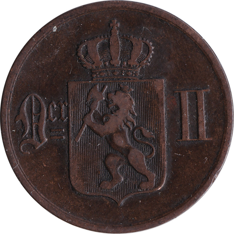 Norway - 5 ore - Oscar II - 1876 ⚒ - No633