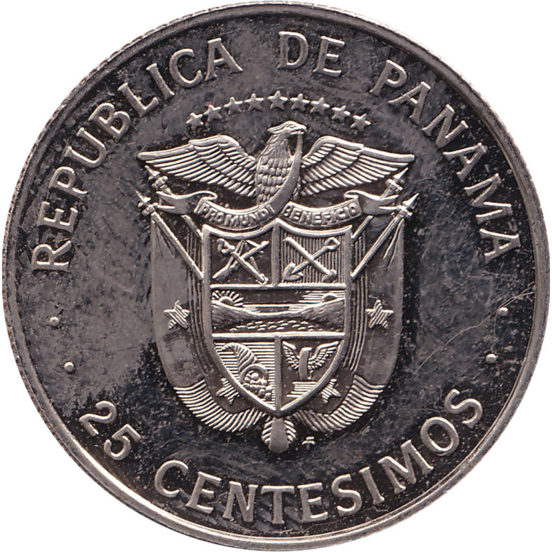 Panama - 25 centesimos - 1976 - No635