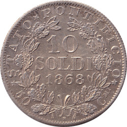 Papal States - 10 soldi -...