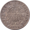 Papal States - 10 soldi - Pie XI - 1868 - XXII (1868) R - No637