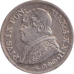 Papal States - 10 soldi - Pie XI - 1868 - XXII (1868) R - No637