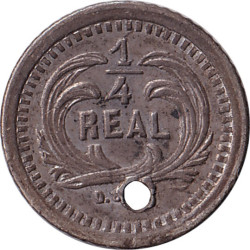 Guatemala - 1/4 real -...
