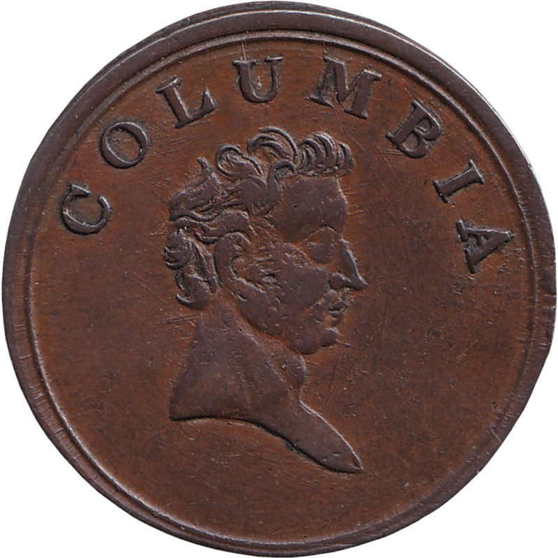 United Kingdom - Columbia - Token - Farthing - No651